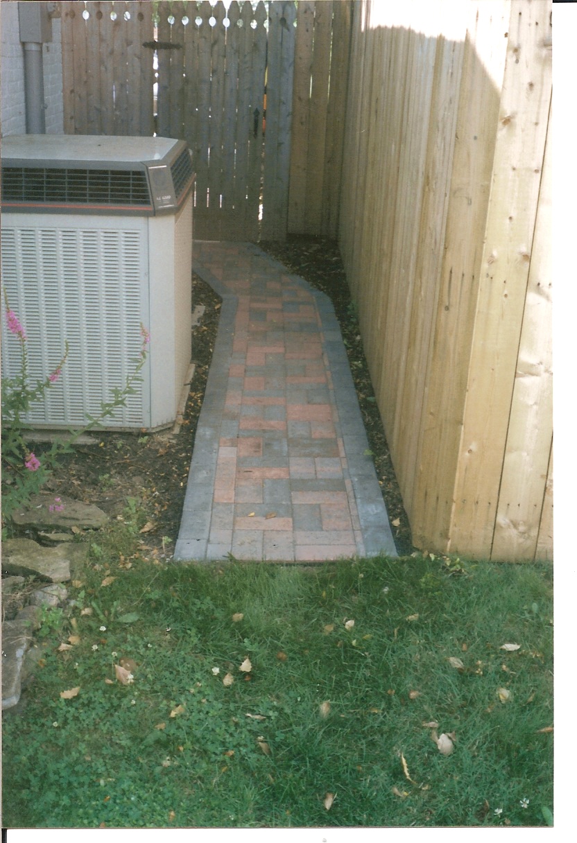 Paver Sidewalk Paver Sidewalk